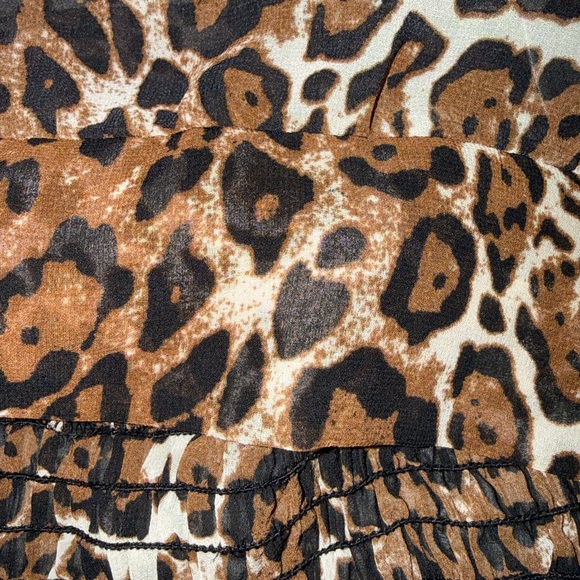 HeartSoul Animal Print Off-Shoulder Blouse - Picture 8 of 11
